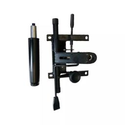 Ergonomica Steel Chair Gas Lift And Syncro Mechanism Black Free Size, Ergo34-38