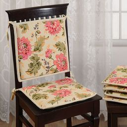 Swayam Set of 2 Printed Chair Pads with Loops-31