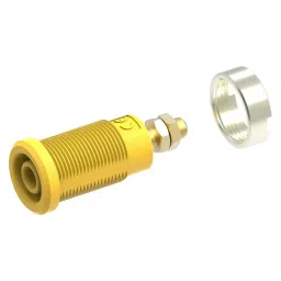 MULTICOMP PRO Banana Plugs & Jacks CONN, BANANA, JACK, 36A, STUD, YEL, 72-14160-picture-48