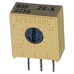 Vishay Through Hole Trimmer Resistor 1/2 W Power 2 kΩ Resistance Pin Terminal, M63S202KB40-picture-3