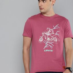 Levis Printed Pure Cotton Slim Fit T-shirt-image-73