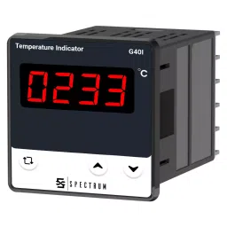 Spectrum Temperature Indicator, G40I 48x48 mm Size 44x44 mm Panel Cutout-19