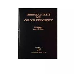 BEXCO 24 Plates Colour Blindness Test Book, PU-F1GI-16QC-32