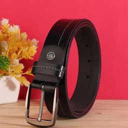HENEDA Men Textured Leather Belt-image-37