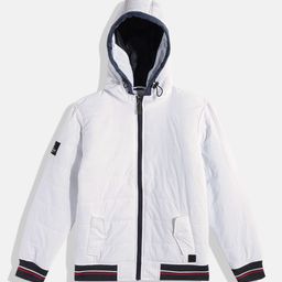 WROGN YOUTH Boys White Solid Puffer Jacket-image-30