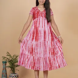 TUNIYA Floral Embroidered Fit & Flare Dress-picture-24
