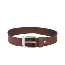 Indian Terrain Men Tan Brown Leather Belt-image-30