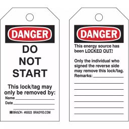 BRADY Danger Sign Tag Paper, 15Y647-image-81