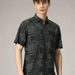 TIGER SNAKE Men Printed Comfort Shirt-0