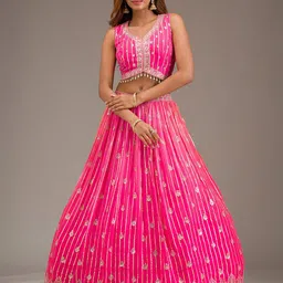 Koskii Embellished Sequinned Ready to Wear Lehenga & Blouse With Dupatta-picture-25