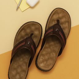 Big Fox Men Brown & Beige Comfort Sandals-image-44
