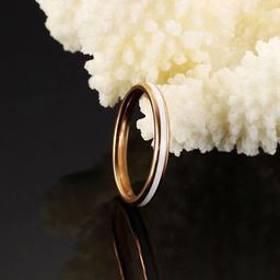 Yellow Chimes Stainless Steel Finger Ring-image-41