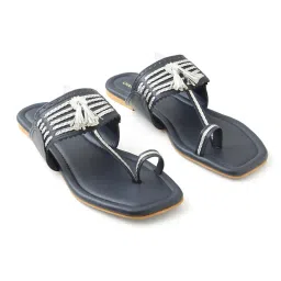 Chaal Chalan Laila Navy Blue Kolhapuris-picture-35