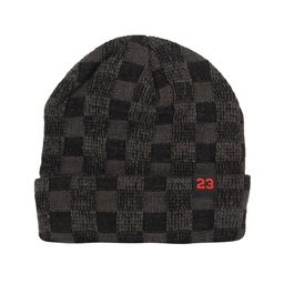 FabSeasons Unisex Black Self Design Beanie-image-96