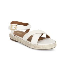 Truffle Collection Women White Solid Sandals-15