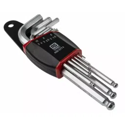 RS PRO 9 piece Hex Key Set, L Shape 1.5mm Ball End Model No 6685773-19