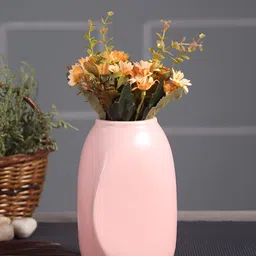 Aura Pink Ceramic Flower Vase-image-29
