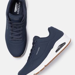 Skechers Men Navy Blue UNO - Stand On Air Sneakers-17