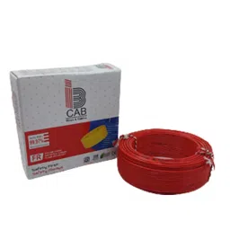 IBCab Silver 1 Sq.mm 1 Core Flame Retardant (FR) House Wire Red (90 m)-image-3