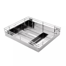 Harrison Perforated Cutlery Basket 380x500x100 mm Stainless Steel Chrome Plated Finish, 01105-image-96
