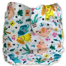 The Mom Store Team Jumbo Print Reusable Cloth Diaper - Multicolour-9