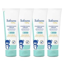 Softsens Baby Natural Diaper Rash Cream Enriched With Aloe Vera Juice and Shea Butter Pack of 4 - 50 g Each-12