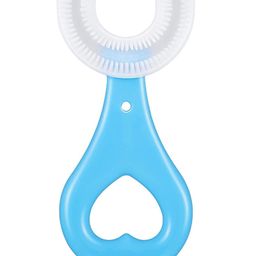 Sparkle Joy U Shaped Kids Silicone Toothbrush - Blue-image-62