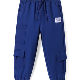 Honeyhap Premium 100% Cotton Knit Full Length Bio Finish Lounge Pant with Patch Detailing - Limoges-image-64