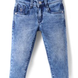 US Polo Assn Cotton Denim Full Length Jean- Light Blue-image-26