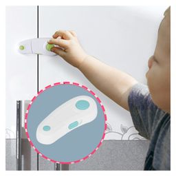 Safe-O-Kid BPA-Free Premium Pre-Taped Cupboard/Wardrobe/Drawer Lock - Child Safety, Easy Installation, Blends with Home Decor, Heavy-Duty Protection for Kitchens, Bathrooms, Bedrooms, and More-picture-9