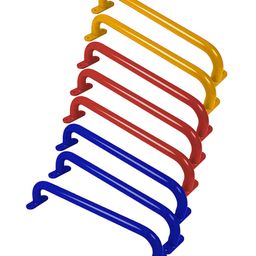 REZNOR 19" Long Metal Playground Safety Jungle Gym Handle Monkey Bars for Kids Backyard (Set of 8)-13