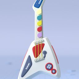 Lifelong Cuppy Kids Electric Guitar with 4 Modes - White-72