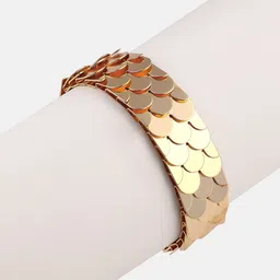 SOHI The Python Gold-Plated Cuff Bracelet image 2