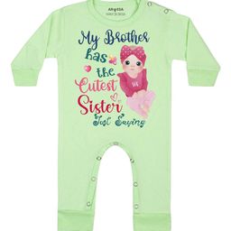 Arvesa Cutest Sister Printed Bodysuit-image-93