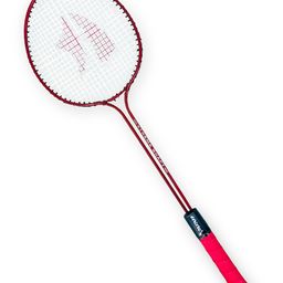 Airic Classic Double Shaft Xtreme Set of 4 with 3 Plastic Shuttles and Net Badminton Kit (Multicolor) image 3