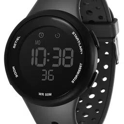 Shocknshop Men Digital Multi Function Watch WCH79Grey image 1
