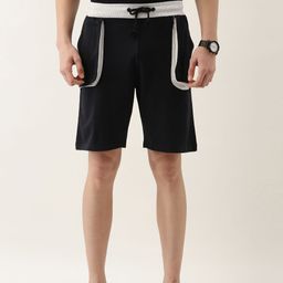 ARISE Men Navy Blue Solid Shorts-image-47