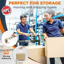 AIPL BOPPCLR 72 mm X 50 m Transparent BOPP Tape (Set of 4 pcs) image 3