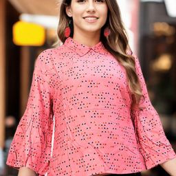 Bucciato Private Limited Print Cotton Top-image-65
