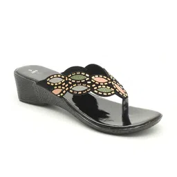 HardWood Women Embellished Wedge Heels-image-75
