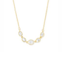 MINUTIAE Contemporary Style Gold-Plated Minimal Necklace image 2