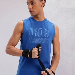 HRX by Hrithik Roshan Men Typography Printed Training T-shirt-image-86
