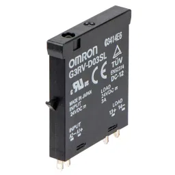 Omron G3RV Series Slim Solid State Relay 5-24 V DC 5-Pin DIN Rail Plug-In Terminal, G3RV-D03SL DC24-31