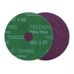 Freemans 125 mm (5 Inch) Aluminium Oxide A80 Grit Fibre Disc Power Series, FBD125-80 (Pack of 50)-image-42