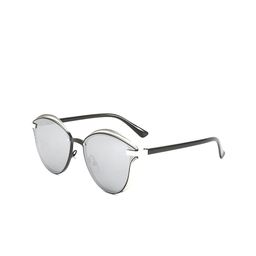 First Lens Women Cateye Sunglasses With Polarised and UV Protected Lens 100073-Silver-picture-25
