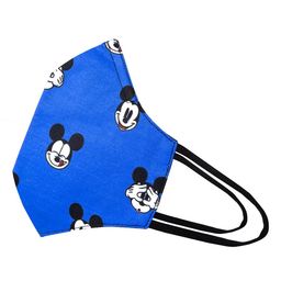Airific Kids Blue & White Mickey Printed 3-Ply Reusable Cloth Mask-42