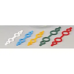 AS ONE Silicone Color Band Red, 6-368-05 (Pack of 10 Piece)-12