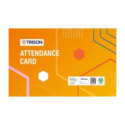 Trison Attendance Card 100 foldable cards 150 GSM 11x17.5 cm-25
