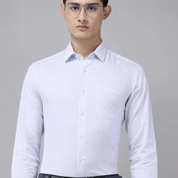 Arrow Pure Cotton Manhattan Slim Fit Striped Formal Shirt-picture-6