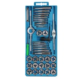 uptodatetools Tap and Die Set Brad Points M3 to M12 Dia. Alloy Steel (Set of 40 Pcs)-14
